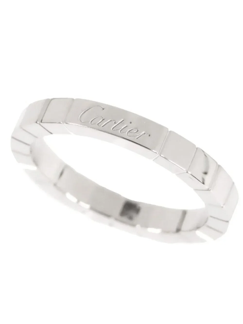 Cartier Lanieres White Gold 18K Diamond 58 Ring